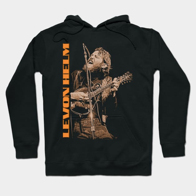 Levon Helm // The Dirt Farmer 80s FanArt Tribute Hoodie by darklordpug